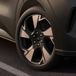 Platišče iz lahke zlitine 19" s 5 kraki, črn